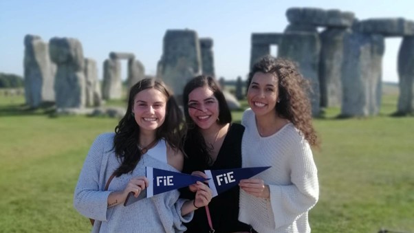 FIE London students at Stonehenge