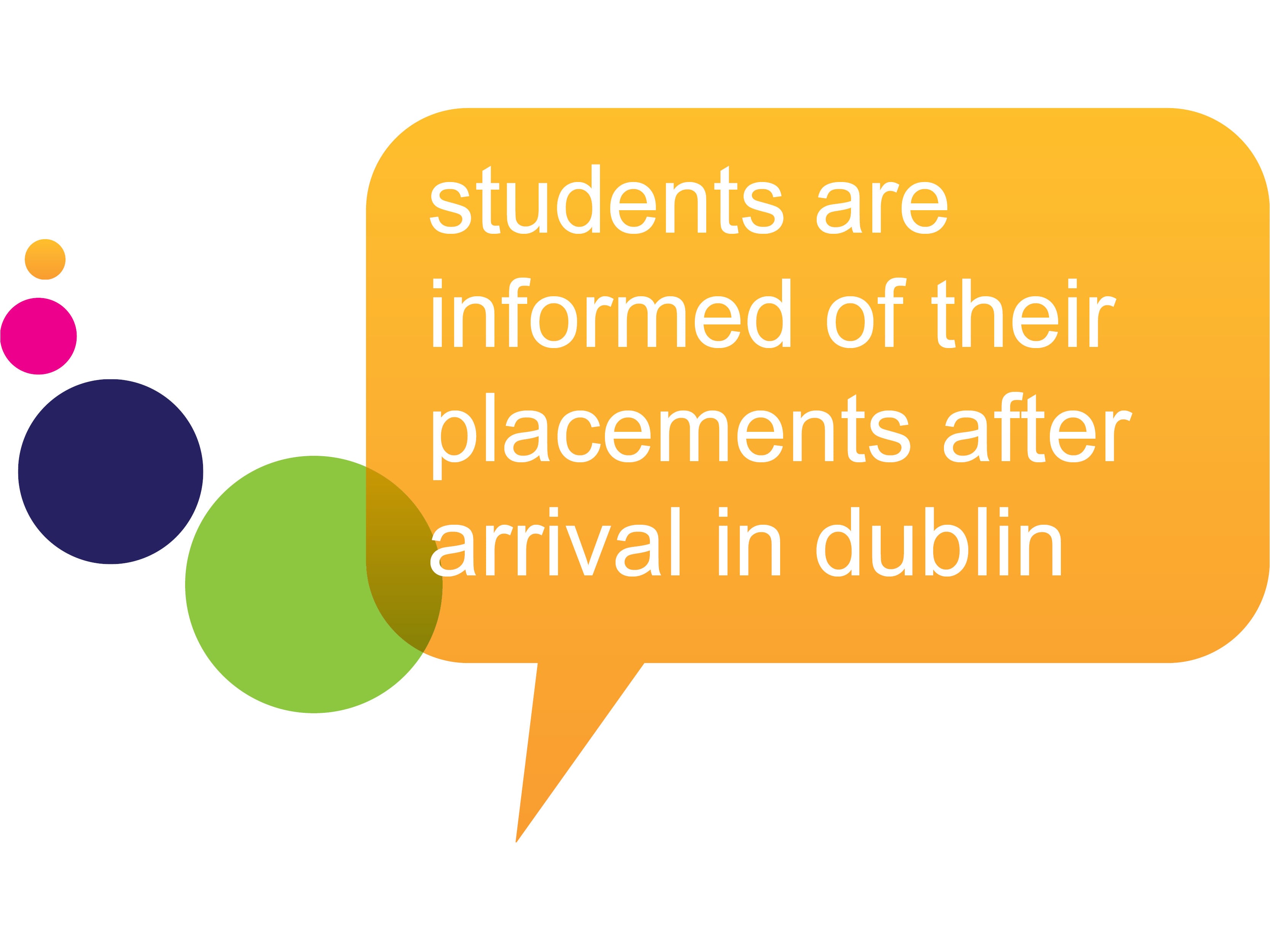 Placement Information Dublin