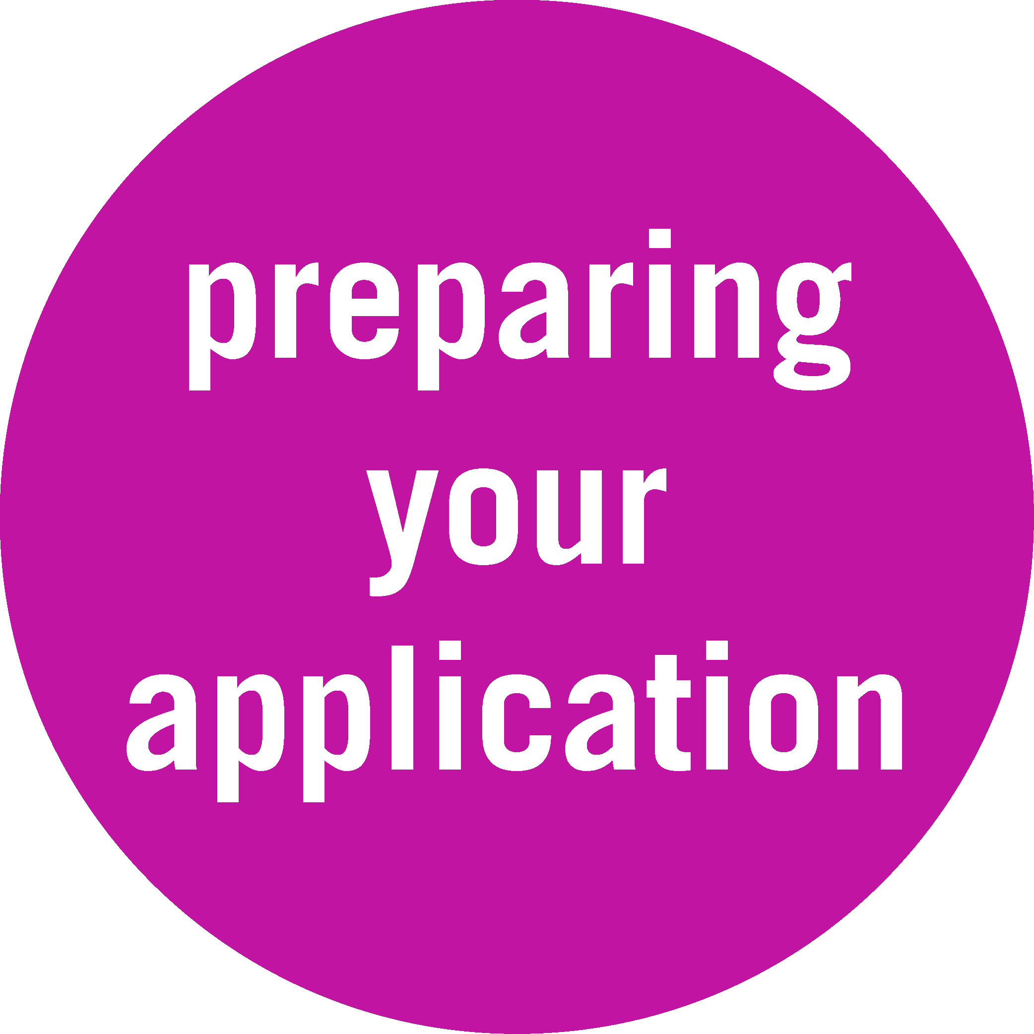 Preparing Your Application Circle