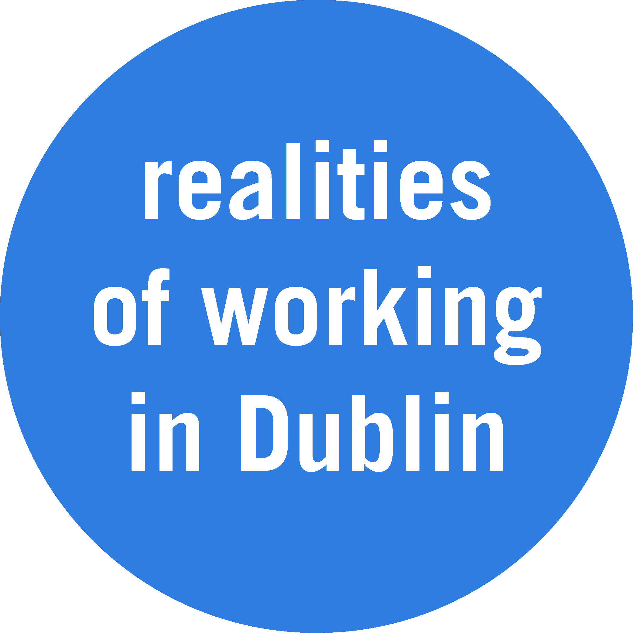 Realities of Working in Dublin Button