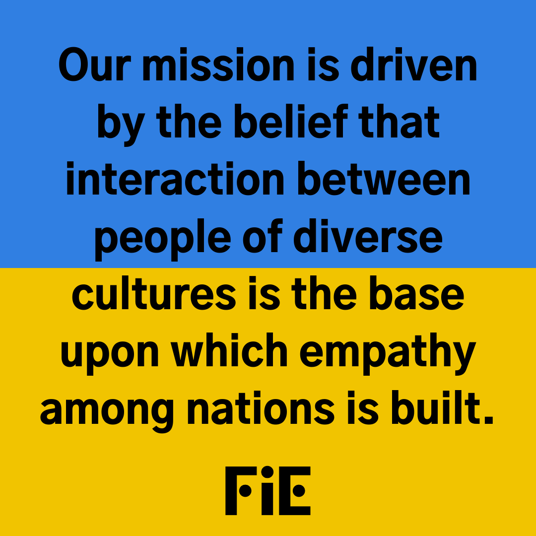 Our mission is driven by the belief that interaction between people of diverse cultures is the base upon which empathy among nations is builtpng