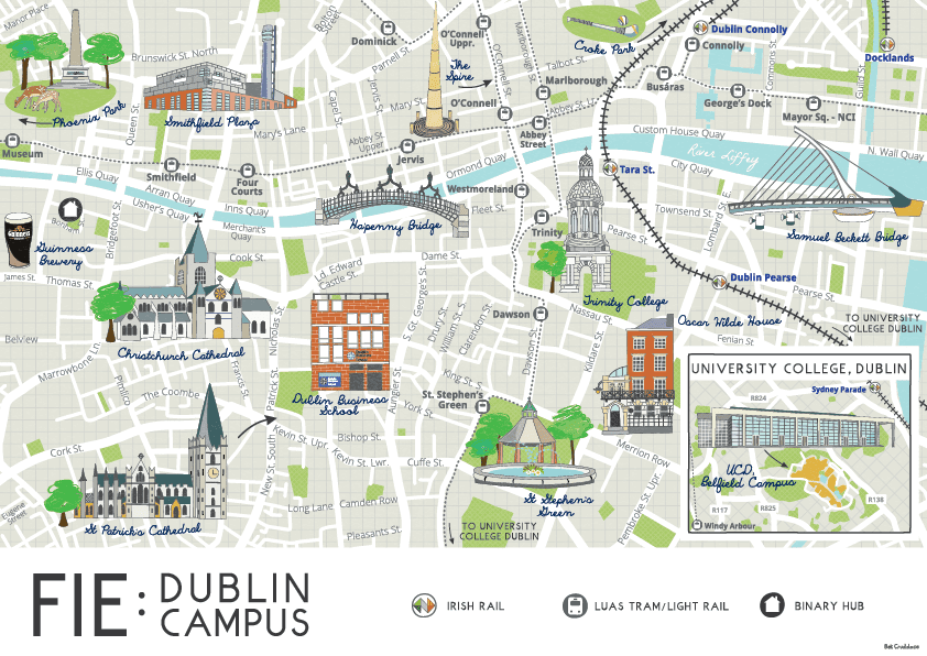 FIE Dublin Campus Map